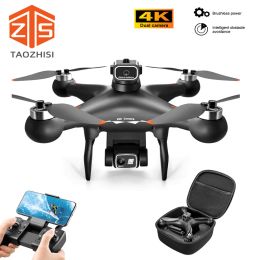 Drones New S116 MAX RC Quadcopter Profissional Obstacle Avoidance Drone Dual Camera 4K Optical Flow Brushless Motor Dron Helicopter Toy
