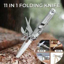 Tools Folding Knife 11 in 1 Multi Knife Outdoor Pocket Portable Mini Knife Multitool SWISS TECH Portable Knife Folding Knife