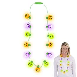 Decorations Up Led Light Christmas Mardi Gras Beads Necklace Drop Delivery Amn5k