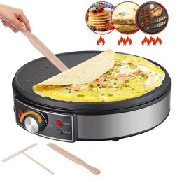 Appliances Electric Crepe Maker Machine Nonstick Pancake Machine Baking Pan Pie Cake Maker Nonstick Griddle Kitchen Cooking Tools