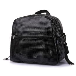 Shirts Stroller Bag for Baby Travel 18l Large Capacity Diamond Plaid Solid Waterproof Diaper Bag for Mother Maternity Bag with 2 Straps