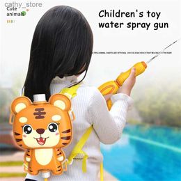 Gun Toys ChildrenS Toys Light Interactive Durable Fun Safe Interactive Water Play For Preschool Children Backpack Water Gun AdjustableL2404