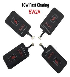 5V2A 10W Qi Fast Charger Receiver iPhone Xiaomi Samsung Huawei Wireless Charging Adapter Mat For Andriod Type C4910341