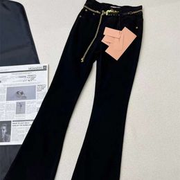 Женские джинсы дизайнер джинсовая джинсовая бренда женская мода Жан-Джеггер брю в брюки с широко качеством брюки с широкими ногами комфортно 15 января