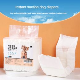 Diapers Disposable Dog Diapers Female Male Super Absorption Physiological Cat Pet Leakproof Nappies Pants Breathable Puppy Short