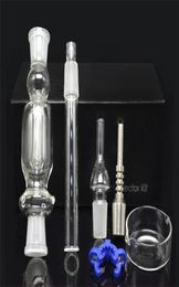 Smoking Accessories 14mm Quartz Bangers Titanium Nail Grade 2 Pipe Oil Rig Straw Concentrate For Collinss3546175