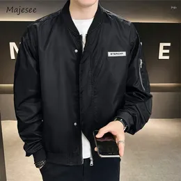 Men's Jackets Solid Men Loose Safari Style Fashion Leisure Pure Colour M-3XL Korean 2024 Handsome Temperament Outdoor Prevalent