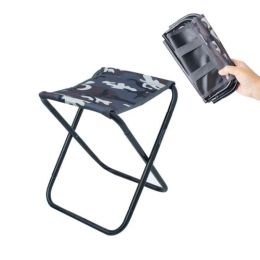 Accessories Outdoor Folding Stool Aluminium Alloy Fishing Chair Barbecue Stool Portable Train Pony Camping Chair