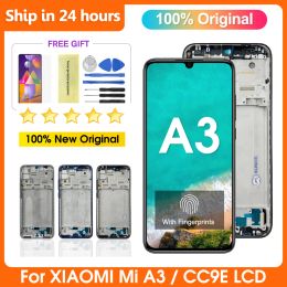 Screens AMOLED For Xiaomi Mi A3 CC9e LCD Display Touch Screen Digitizer Assembly Replacement For Xiaomi M1906F9SH M1906F9SI LCD Display