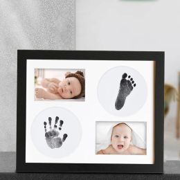 Frames 900c Newborn Baby Birthday Keepsake Shower Gift Handprint Footprint Picture Frame Photo Ornaments