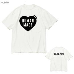 Human Made T Shirt Fun Print Bamboo Human Made Cotton Short Sleeve Humanmade T-shirt for High End Luxury Lightweight Breathable Fashionable and Handsome 2111