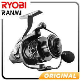 Accessories RYOBI RANMI GTA Fishing Reel All Metal Spinning Reel 14+1 BB 5.5:1 Saltwater Corrosion Preventive Fishing Tackle