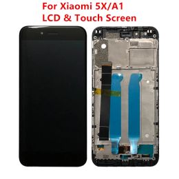 Screens For Xiaomi Mi A1/5X LCD Display Touch Screen Assembly with Frame For Xiaomi 5X LCD Screen Replacement For Xiaomi A1 Display Test