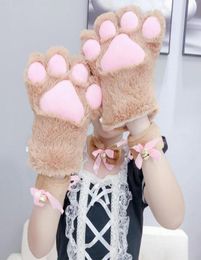 Party Supplies Sexy The maid cat mother cats claw glove Cosplay accessories Anime Costume Plush Gloves Paw Partys gloves Supplies 3469571