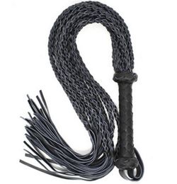 80 CM Sex Long Genuine Leather Whip Flogger Ass Spanking Bondage Slave Bdsm Flirting Toys In Adult Games For Couples1015698