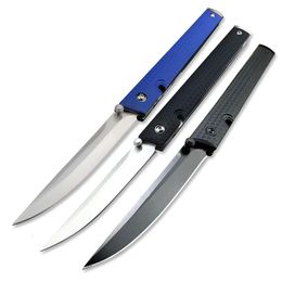 7096 Outdoor Hunting 8cr13mov Blade Pocket Knife Glass Nylon Fibre Handle Folding Camping Knife