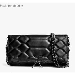 Shoulder Bags Women Genuine Leather Pochette Wings Zadig Voltaire Bag Top Quality Tote Diamond Designer Baguette Purse Clutch Bags Walle Sac Zadig Voltaire 530