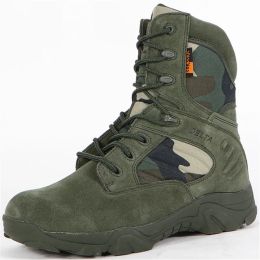 Shoes Men Winter Outdoor Camping Climbing Travel Military Hiking Special Forces Delta Combat Boots Assault Tactical Slip Desert Shoes