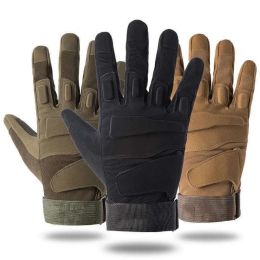 Gloves Motorcycle Tactical Full Finger Gloves Bicycle Antiskid Gloves Military Army Paintball Shooting Airsoft Cycling Half Glove