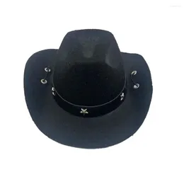 Dog Apparel Adjustable Pet Cowboy Hat Stylish Western Costume Set Breathable Scarf Buckle For Small Halloween