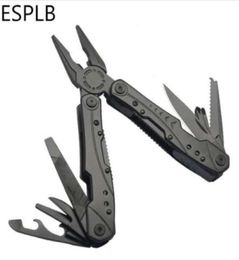 ESPLB 12in1 Multitool Pliers Multi Purpose Folding Pocket Plier Tool Hardened 420 Stainless Steel for Survival Camping Fishing4613256