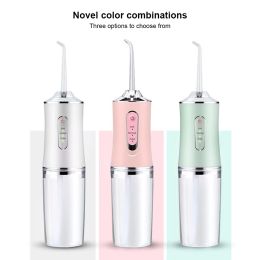 Irrigators Electric Dental Water Flosser USB Charging 220ML Water Dental Flosser Plaque Removal Portable Household Personal Care Appliances