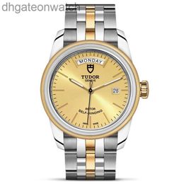 Women Men Original Tudery Designer Watches Emperor Rudder Series 18k Gold Watch Calendar Week Calendar Automatic Mechanic Wristwatch with Brand Logo and Box