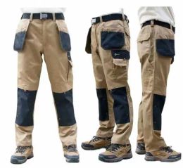 Pants Men's casual multi pocket work clothes, work pants, water, electrical, automotive, mechanical, and repair workers' hanging bag p