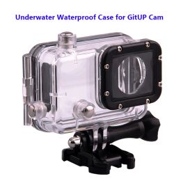 Cameras Original Underwater Waterproof Case for GITUP Git2 Git2P 170 Degree Diving 30M Waterproof extreme Helmet Cam Mini Camcorder DVR