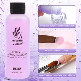 Liquids 75Ml Monomer Acrylic Liquid For Doing Acrylic Build Nails ArtExtension Use With Nail Acrylic Powder Liquid