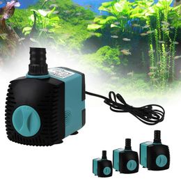 Aquarium Pump 31025W EUUS Plug Fish Tank Fountain Submersible Water Pump Ultra-Quiet Filter Fish Pond with Suction Cups 240424