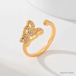 Anelli di nozze Multi stili di messori di gioielli Aperture di anelli leggeri Anelli in oro di lusso zircone gioielleria da sposa gioielli di lusso