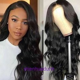 Low price women wigs hair online store New Rose Net Wig Womens Mid Split Long Curled Wigs Matte Silk Wave Head Set Merchant