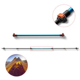 Sticks Lightweight Outdoor Tent Poles Extention Rod Tarp Pole Rod Tent Aluminium Poles Tents Camping Poles Tent Replacement Accessories