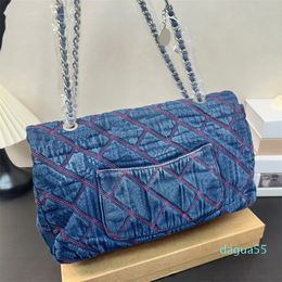 luxury bag Denim crossbody designer women chain bag luxurys handbags shoulder bag ladies Fashion Diamond Lattice handbag