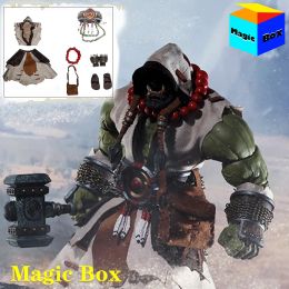 Dolls JLDZ Toys 1/10 Mithril Studio WOW Guardian of the Horde Berserker Orc Action Figure Model Thrall Clothes Weapon Set Accessories