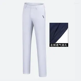 Men's Pants Summer Golf Sports Slim Fit Elastic Breathable And High-quality Business Casual Clothing