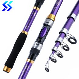 Accessories Sougayilang 1.83.3m New Telescopic Fishing Rods Ultralight Carp Fishing Rods Feeder Rod Spinning Fishing Pole Fishing Tackle