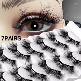 False Eyelashes High Imitation Thick Curly Fried Hair Multi-level Make-up For Women Cosplay Manga Beauty