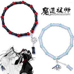 Strand Anime Mo Dao Zu Shi Grandmaster Of Demonic Cultivation Wei Wuxian Lan Wangji Cosplay Bracelet Bead Hand Chain Pendant Jewellery