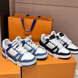 Designerschuhe geprägte Sneaker White Black Sky Blue Abloh Grüner Denim rote Luxurys Virgil Herren lässige Sneakers Trainer