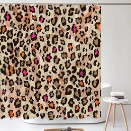 Shower Curtains 3D Sexy Leopard Pattern Waterproof Fabric Bath Screen Curtain Home Decoration Bathroom Printed