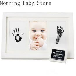Makers DIY Newborn Hand and Foot Print Ink Infant Baby Handprint Footprint Photo Frame Newborn Photography Baby Stuff Baby Birth Gift