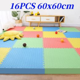 Mats Tatame Puzzle Mat Thick 1.2cm Baby Game Mat 60x60cm Play Mats 16PCS Baby Play Mat Baby Activity Gym Game Mats Floor Mat Foot Mat