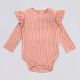 One-Pieces Spring and Autumn infant baby boys girls Baby Bodysuits Long Sleeve Playsuit Briefs crawling suit cotton Fashion Baby Clothes