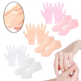 Tool Silicone Exfoliating Socks & Gloves Anti Slip Foot & Hand Spa Mask Hands Peeling Gloves Prevents Dryness Feet/Hand Care Tools