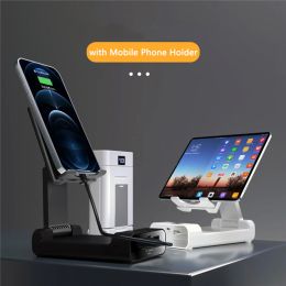 Bank Foldable Power Bank 10000mAh with Mobile Phone Holder Digital Display Powerbank for iPhone 13 12 iPad Samsung Xiaomi Poverbank