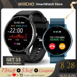Watches New Smart Watch Men BT Call Heart Rate Monitor Full Touch Screen Sports Fitness Digital Watches Women for Android Ios Smartwatch