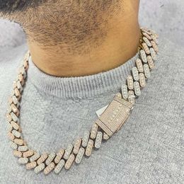 Hip Hop Jewellery For Men Pendant S Sterling Miami Sier Moissanite Diamond Cuban Necklace