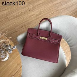 Platinum Handbag Top Layer Cowhide Lychee Grain Bag Women's Wedding Versatile Bride Handmade Genuine Leather